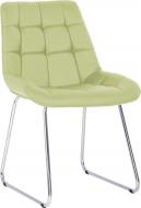 Стул обеденный Nowy Styl NICOLE CFS CHROME (BOX-1) SQR ECO-45 оливковый / хром