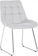 Стул обеденный Nowy Styl NICOLE CFS CHROME (BOX-1) SQR ECO-50 белый / хром