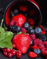 Картина по номерам Ягодный микс Идейка