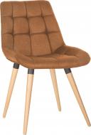 Стул обеденный Nowy Styl NICOLE WOOD ANTR (BOX-1) SQR БУК 1.007 ECO-13 светло-коричневый / бук/антрацит
