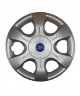Колпак для колес A&K Ford A149(лого наклейка) R16" 4 шт. серебряный