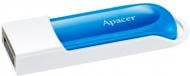 Флеш-память USB Apacer AH23A 64 ГБ USB 2.0 white (AP64GAH23AW-1)