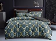 Комплект постельного белья Diamonds семейный серый с рисунком La Nuit