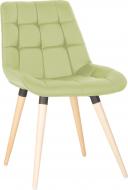 Стул обеденный Nowy Styl NICOLE WOOD ANTR (BOX-1) SQR БУК 1.018 ECO-45 оливковый / дуб сонома/антрацит