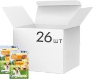 Корм влажный FRISKIES by Purina Adult кусочки в соусе с курицей и морковью 26 шт. 85 г