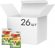 Корм вологий FRISKIES by Purina Adult шматочки у підливці з яловичиною та картоплею 26 шт. 85 г