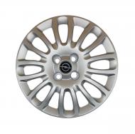 Колпак для колес A&K Opel A161(лого наклейка) R15" 4 шт. серебряный