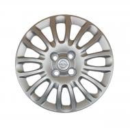 Колпак для колес A&K Opel A161(лого пластик) R15" 4 шт. серебряный