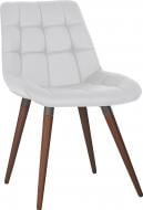 Стул обеденный Nowy Styl NICOLE WOOD ANTR (BOX-1) SQR БУК 1.031 ECO-50 белый / орех/антрацит