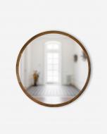 Зеркало настенное Luxury Wood Perfection Slim орех натуральный D600 мм