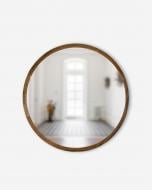 Зеркало настенное Luxury Wood Perfection Slim орех натуральный D800 мм