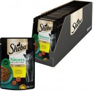 Корм влажный беззерновой для котов Sheba Natures с курицей, льняным маслом и томатами 28 шт. 85 г