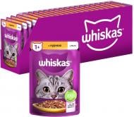 Корм вологий для котів Whiskas з куркою в желе 28 шт. 85 г
