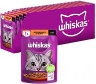 Корм влажный для котов Whiskas с домашней птицей в соусе 28 шт. 85 г