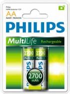 Аккумулятор PHILIPS MultiLife Ni-MH R6 (R6B2A270/97)