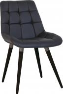Стул обеденный Nowy Styl NICOLE WOOD ANTR (BOX-1) SQR БУК 1.043 ECO-30 черный / черный/антрацит