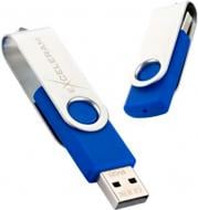 Флеш-память USB Exceleram P1 Series 8 ГБ USB 2.0 blue (EXP1U2SIBL08)