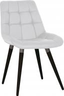 Стул обеденный Nowy Styl NICOLE WOOD ANTR (BOX-1) SQR БУК 1.043 ECO-50 белый / черный/антрацит
