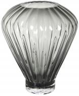 Ваза стеклянная Wrzesniak Glassworks Wisla 27 см серая 17-11031A