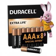 Батарейки щелочные Duracell LR03 MN2400 AAA (мизинчиковые) 8 шт. (81417099)