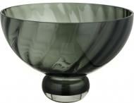 Ваза для фруктів Wrzesniak Glassworks Wisla Grey 14-4677A 17 см сіра