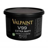 Краска водоэмульсионная VALPAINT V99 EXTRA MATT BIANCO глубокий мат белая 1 л