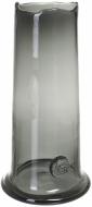 Ваза стеклянная Wrzesniak Glassworks Tatry 35 см серая 17-10587A