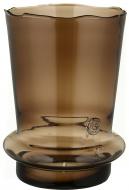 Ваза стеклянная Wrzesniak Glassworks Tatry 17-10813C 40 см топаз 17-10813C
