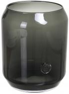 Ваза стеклянная Wrzesniak Glassworks Tatry 28 см серая WD-23-2519