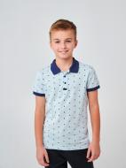 Поло для хлопчиків Smil р.128 блакитний із малюнком 114112