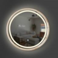 Зеркало со встроенной подсветкой Luxury Wood Perfection Slim LED ясень White D550 мм