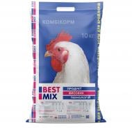 Комбікорм для бройлерів та інших м'ясних видів птиці з 38 днів фінішер 10 кг Best Mix