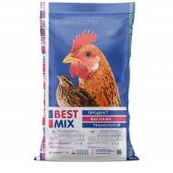 Комбікорм для продуктивної несучки та перепела гроуер 25 кг Best Mix