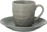 Чашка с блюдцем Strong Espresso 105 мл ментол