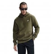 Джемпер Nike M NK CLUB BB PO HOODIE FN3859-222 р.L хаки