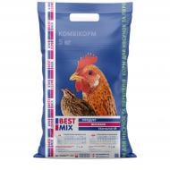 Комбикорм для продуктивной несучки и перепела гроуер 10 кг Best Mix