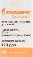 Фліксотид евохалер GlaxoSmithKline аерозоль для інгаляцій 50 мкг/ 120 доз 1 шт.