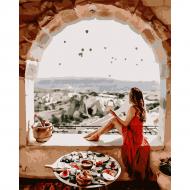 Картина по номерам Окно в Каппадокию 954015 40x50 см Santi
