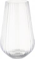 Ваза стеклянная Wrzesniak Glassworks Stripe 17-9524C 28 см прозрачная