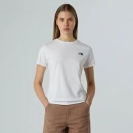 Футболка THE NORTH FACE W SS SD SLIM TEE NF0A87NHFN41 р.S білий