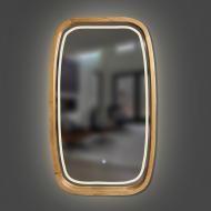 Зеркало со встроенной подсветкой Luxury Wood New Art Slim LED дуб натуральный 550x850 мм