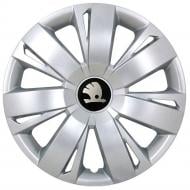 Колпак для колес SJS Skoda 411 R16" 4 шт. серебряный