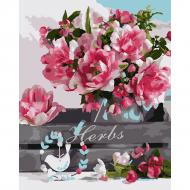 Картина по номерам Романтичный букет 953982 40x50 см Santi