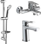 Набор смесителей VOLLE Benita 15171100+15172100+штанга Набор смесителей VOLLE Benita 15171100+15172100+штанга