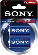 Батарейка Sony Stamina Plus C (R14, 343) 2 шт. (AM2B2D)