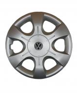 Ковпак для коліс A&K Volkswagen A149(лого наліпка) R16" 4 шт. срібний