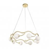 ВИТРИНА! Люстра подвесная Crystal Life Ball 8xG9 золото LM2131/8-D60GO