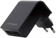 Зарядний пристрій EnerGenie USB 2.1A EG-U2C2A-02