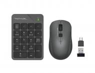 Комплект клавиатура и мышь A4Tech (FG1600C Air2 (Grey)) grey