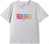 Футболка 4F TSHIRT F2720 4FWSS26TTSHF2720-10S р.S белый